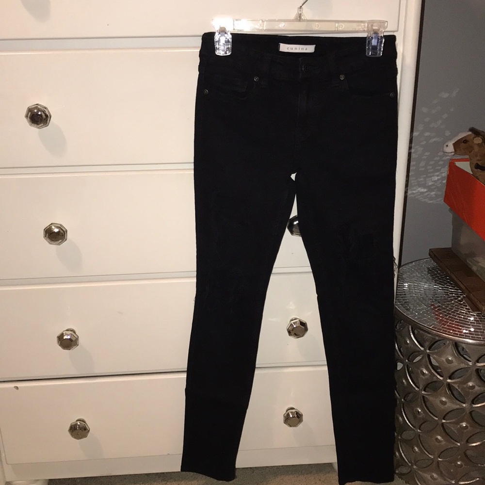 Black Ripped Jeans Size 3